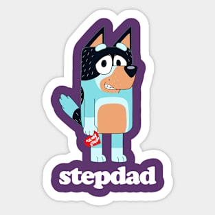 Stepfather Bluey Sticker